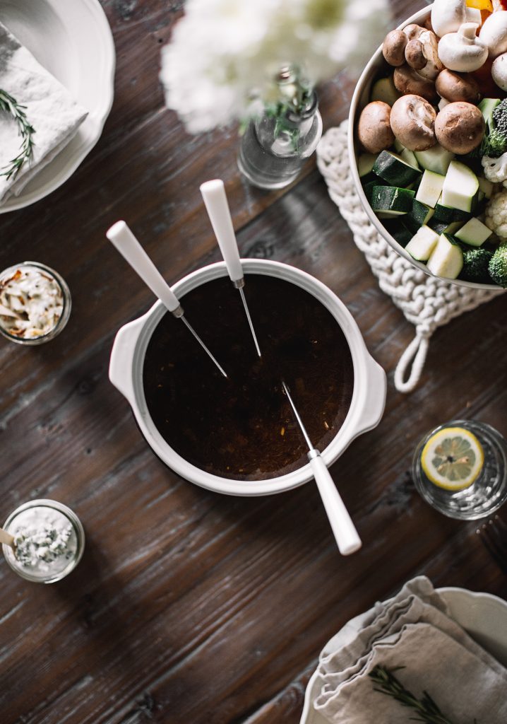 Bouillon à fondue végétarien