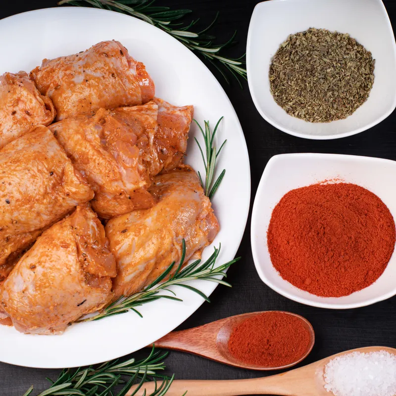 Brochettes de volaille aux épices tandoori