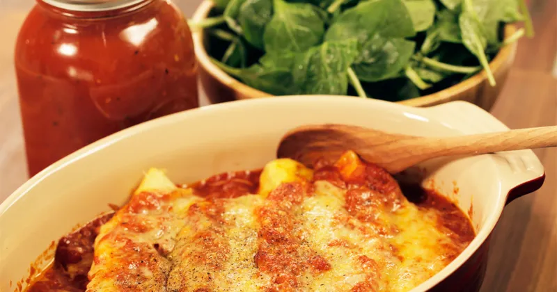 Cannellonis au saumon et boursin cuisine