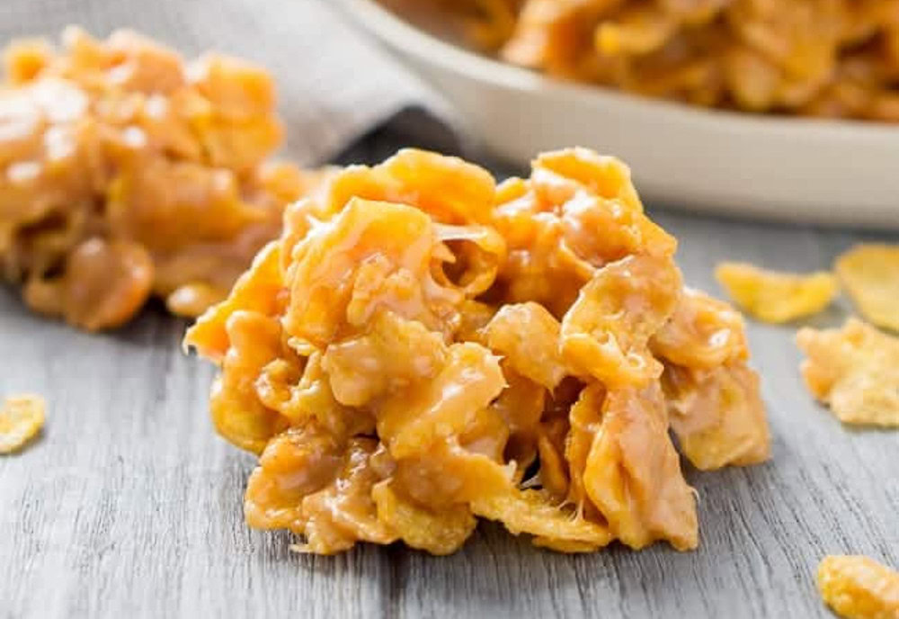 Biscuits aux Corn Flakes et beurre d&rsquo;arachides (5 ingrédients)