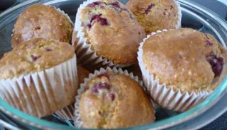Muffins aux framboises faibles en calories