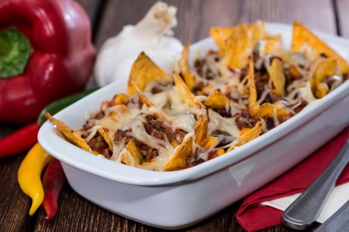 Nachos au chili con carne