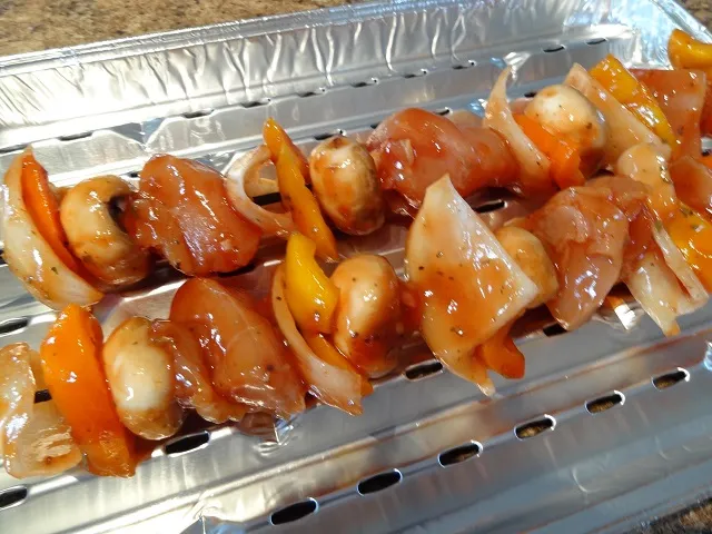 Marinade érable et ketchup pour brochettes
