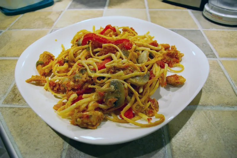 Linguines amatriciana