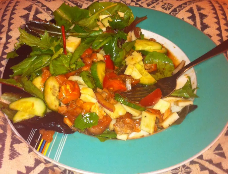 Duo de saumon en salade