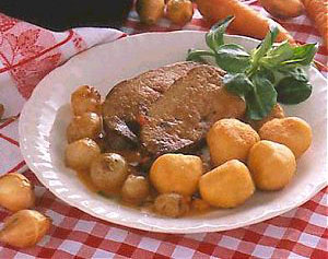 Rôti de boeuf sauce aux piments