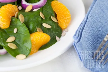 Salade aux clémentines