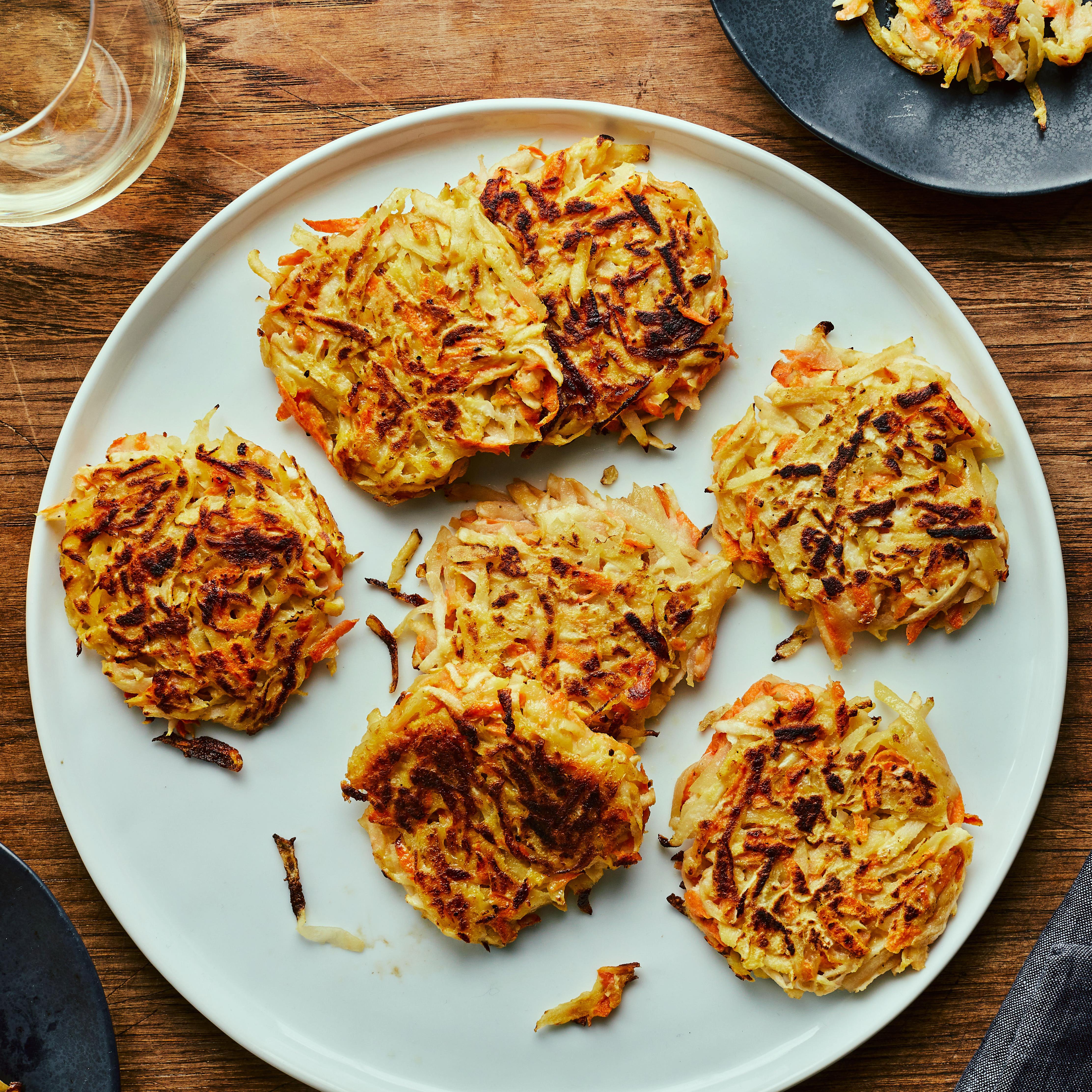 Galettes de légumes-racines