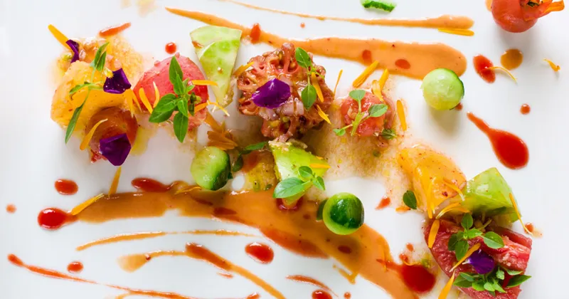Assiette de tomates bio