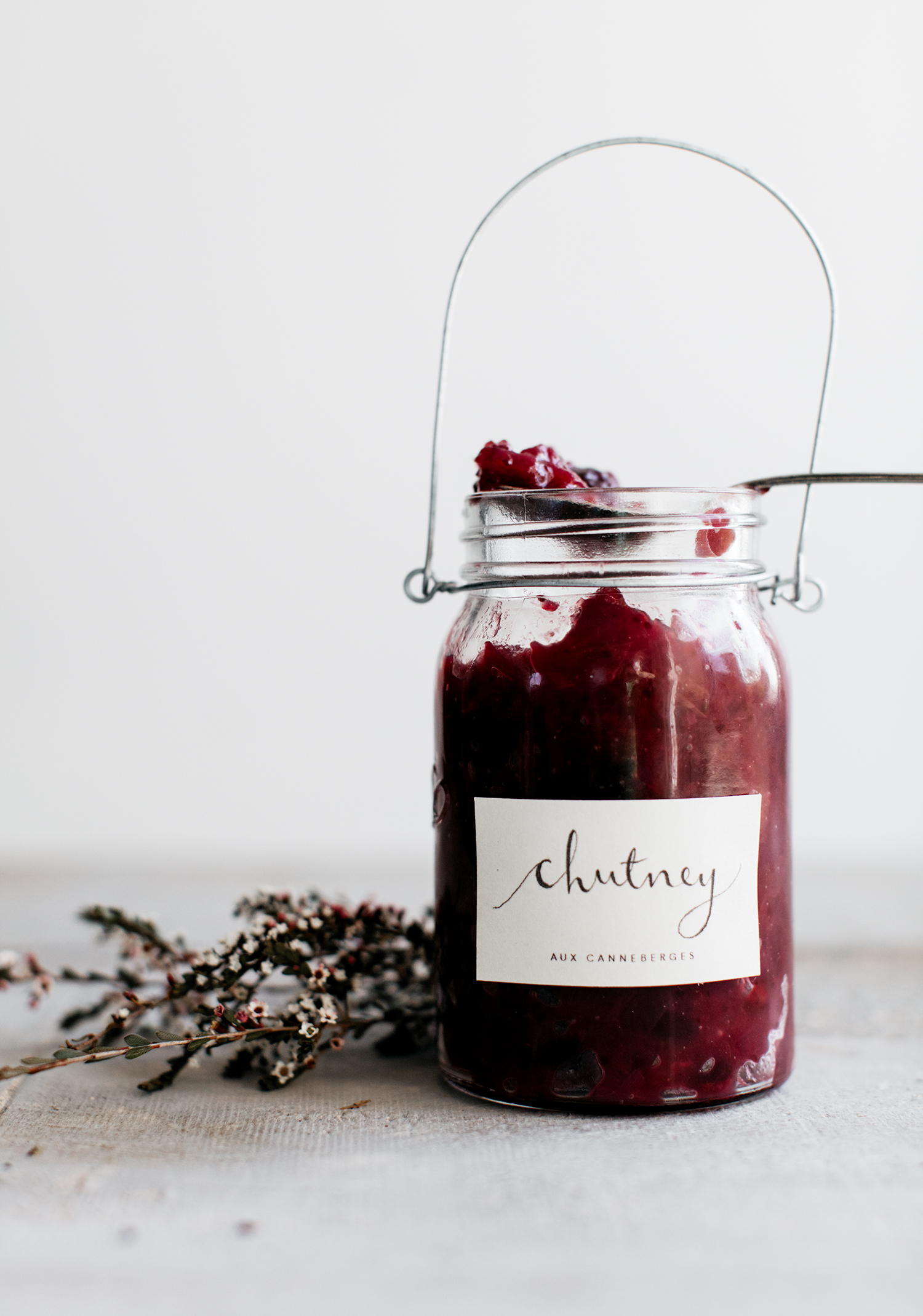 Chutney aux canneberges