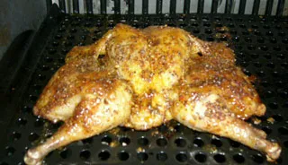 Poulet oulala sur BBQ