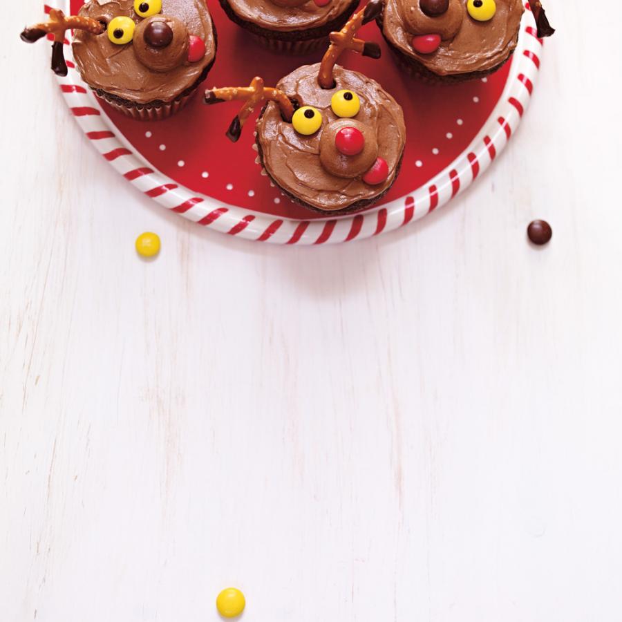 Cupcakes rennes au chocolat