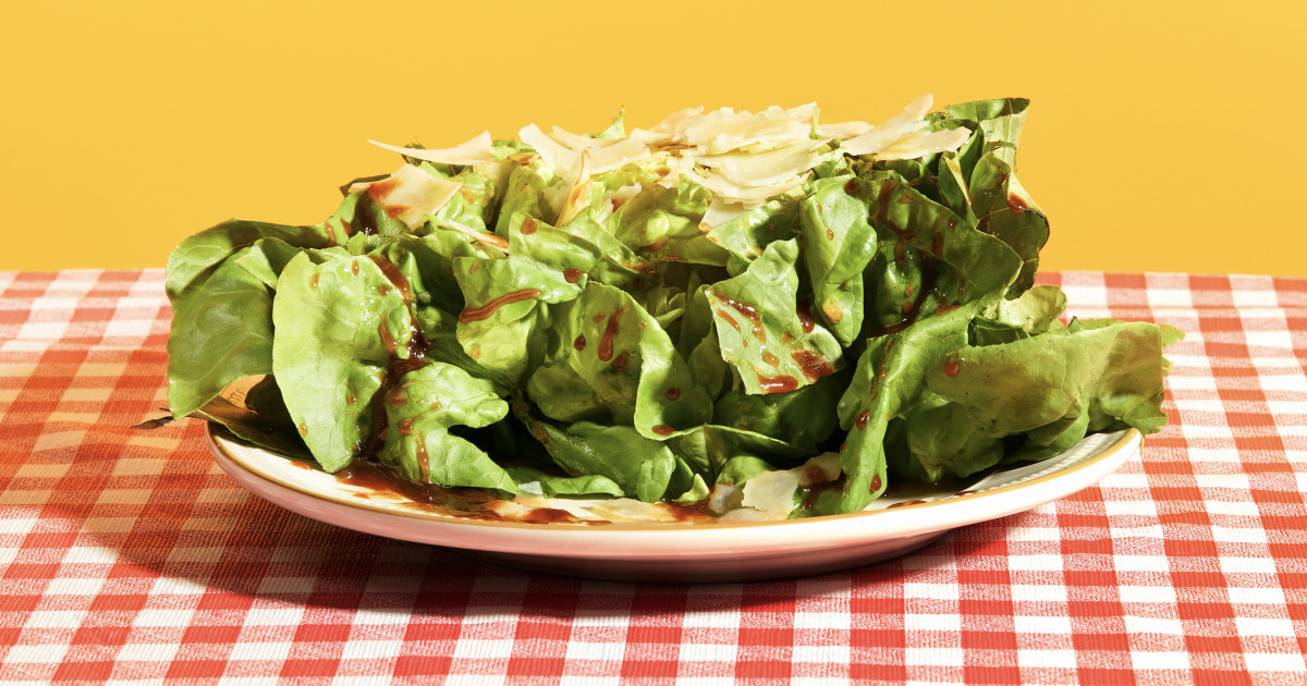 Laitue Boston et sa vinaigrette