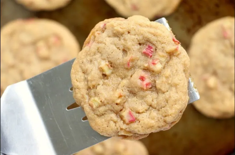 Biscuits à la rhubarbe