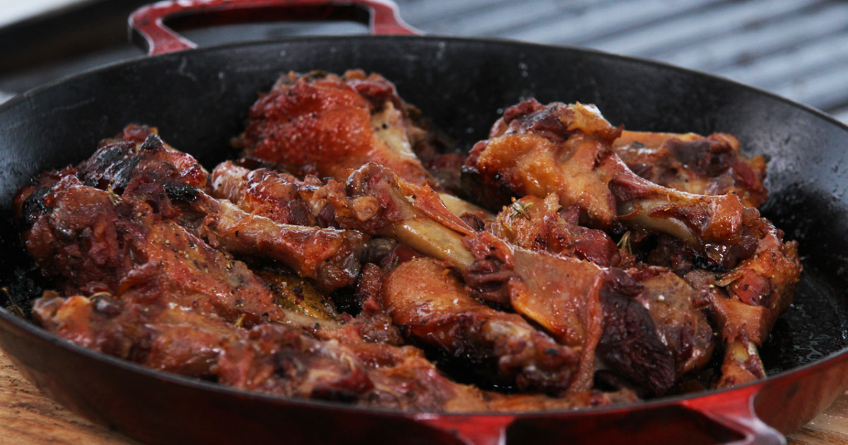 Ailes de canard grillées