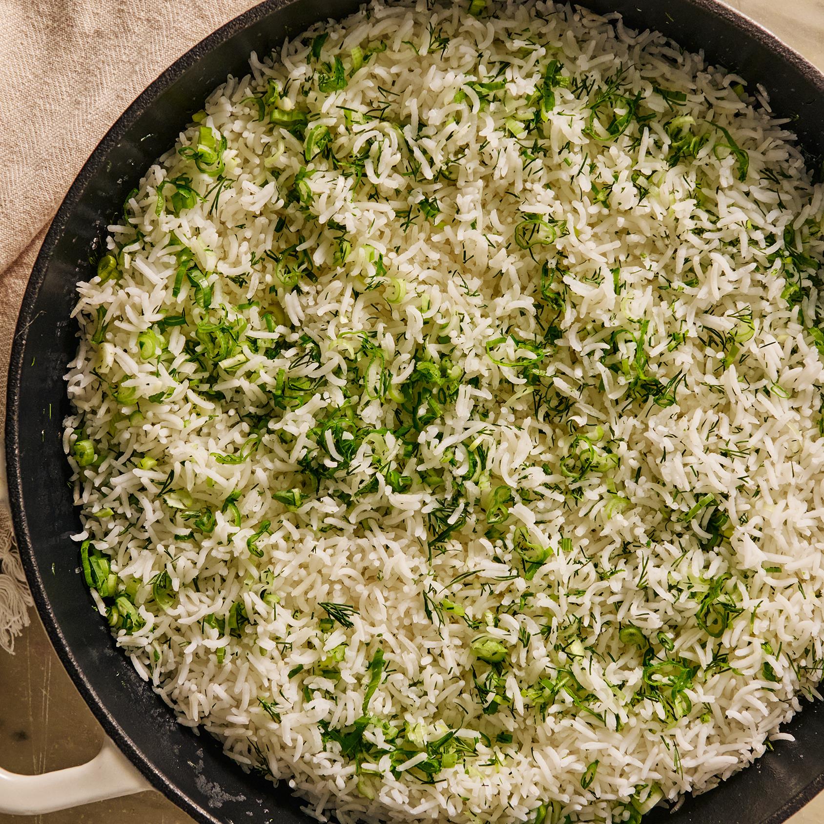Riz basmati aux herbes