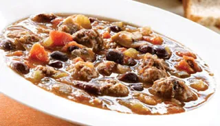 Soupe-repas aux boulettes