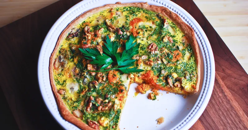 Quiche à la patate douce