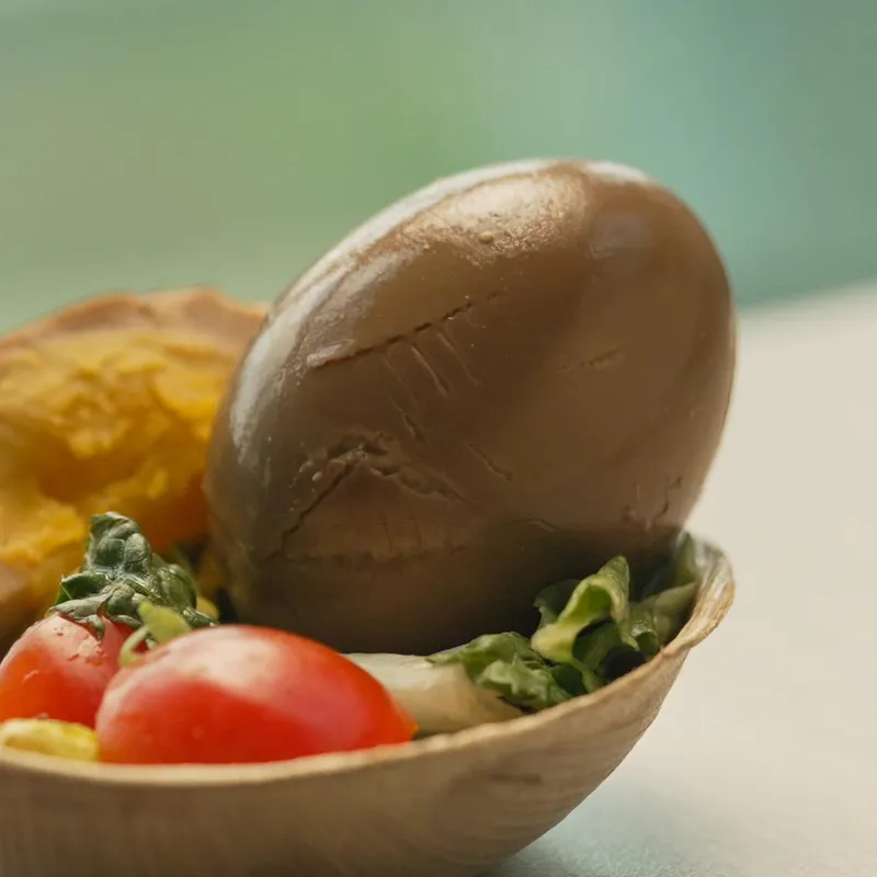 Œufs marinés sauce soja et gingembre