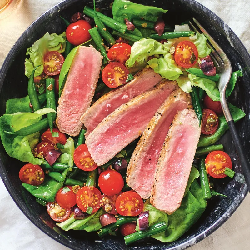 Salade de thon frais à la niçoise