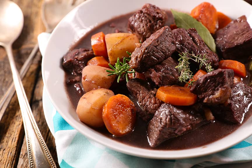 Ragout de filet mignon savoureux
