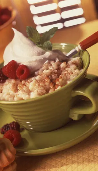 Pouding au riz à la cannelle