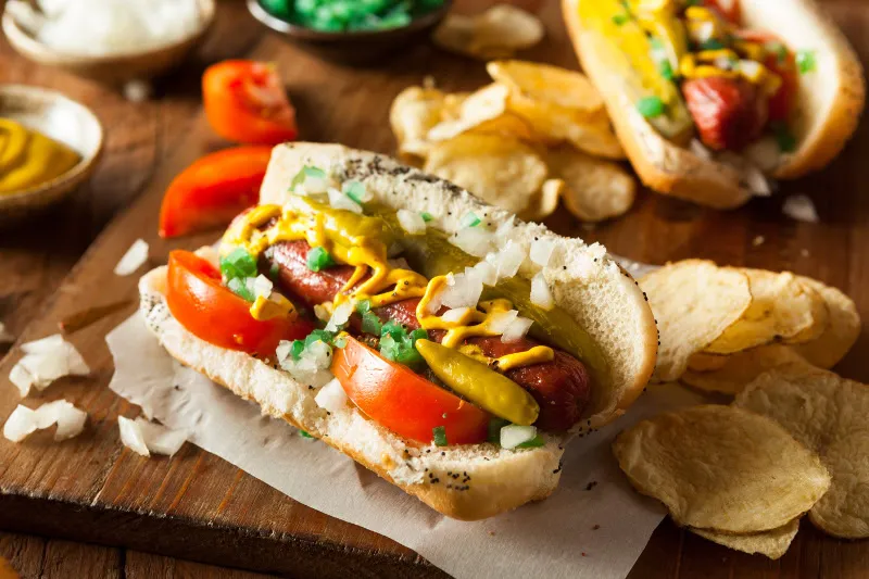 Hot-dog de Chicago