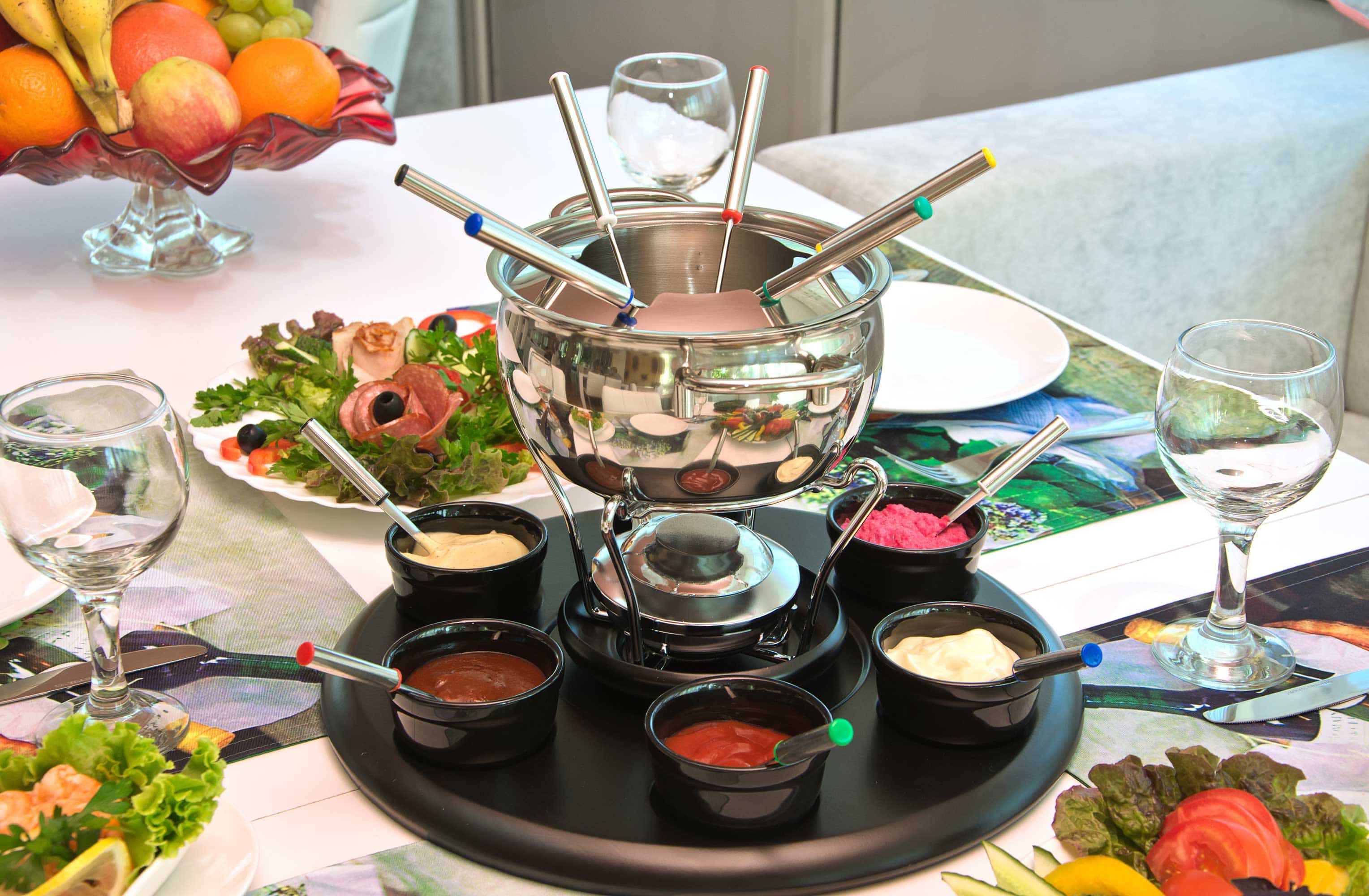 Sauce à fondue chili et cognac
