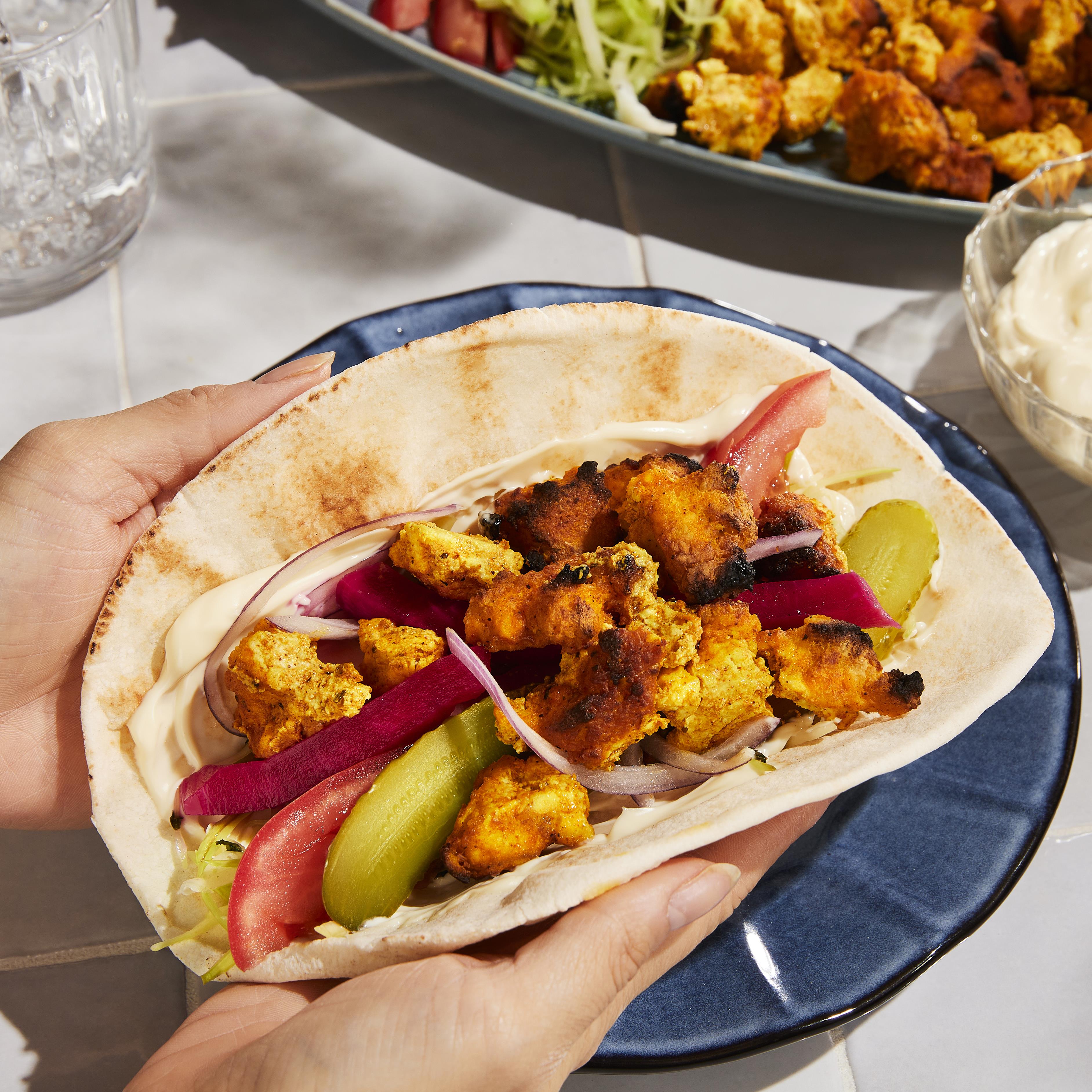 Tofu grillé façon shish taouk