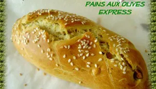 Pains express aux olives