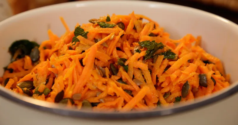 Salade de carottes au cumin et à l'orange