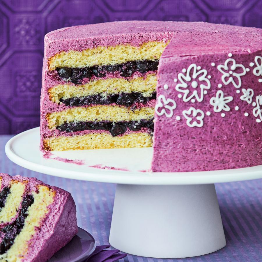 Gâteau aux bleuets