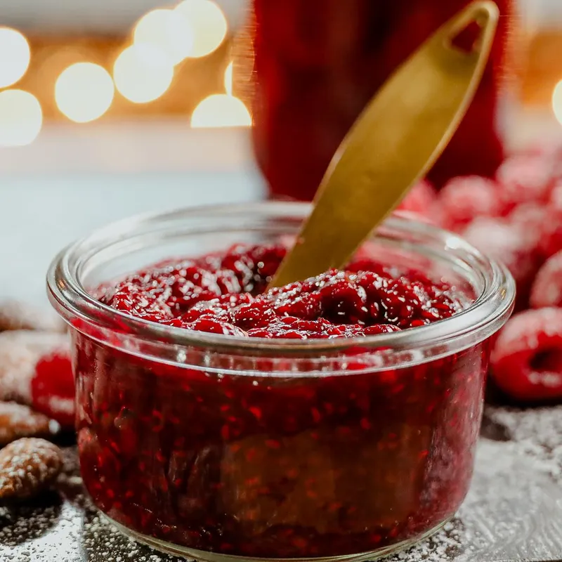 Confiture de framboises