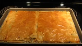 Spanakopita (feuilleté aux épinards)