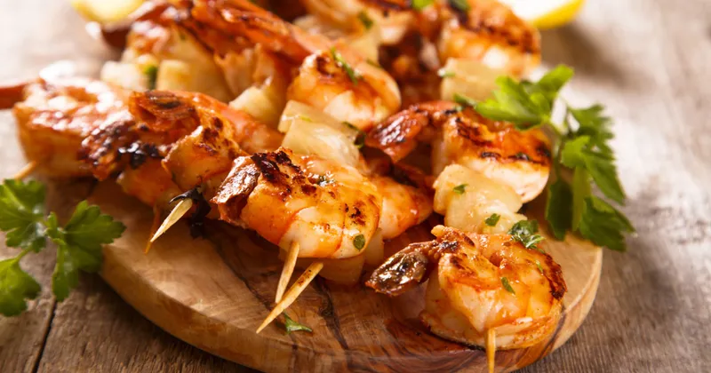Crevettes à la noix de coco