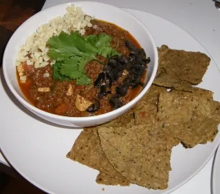 Chili con carne y tofu