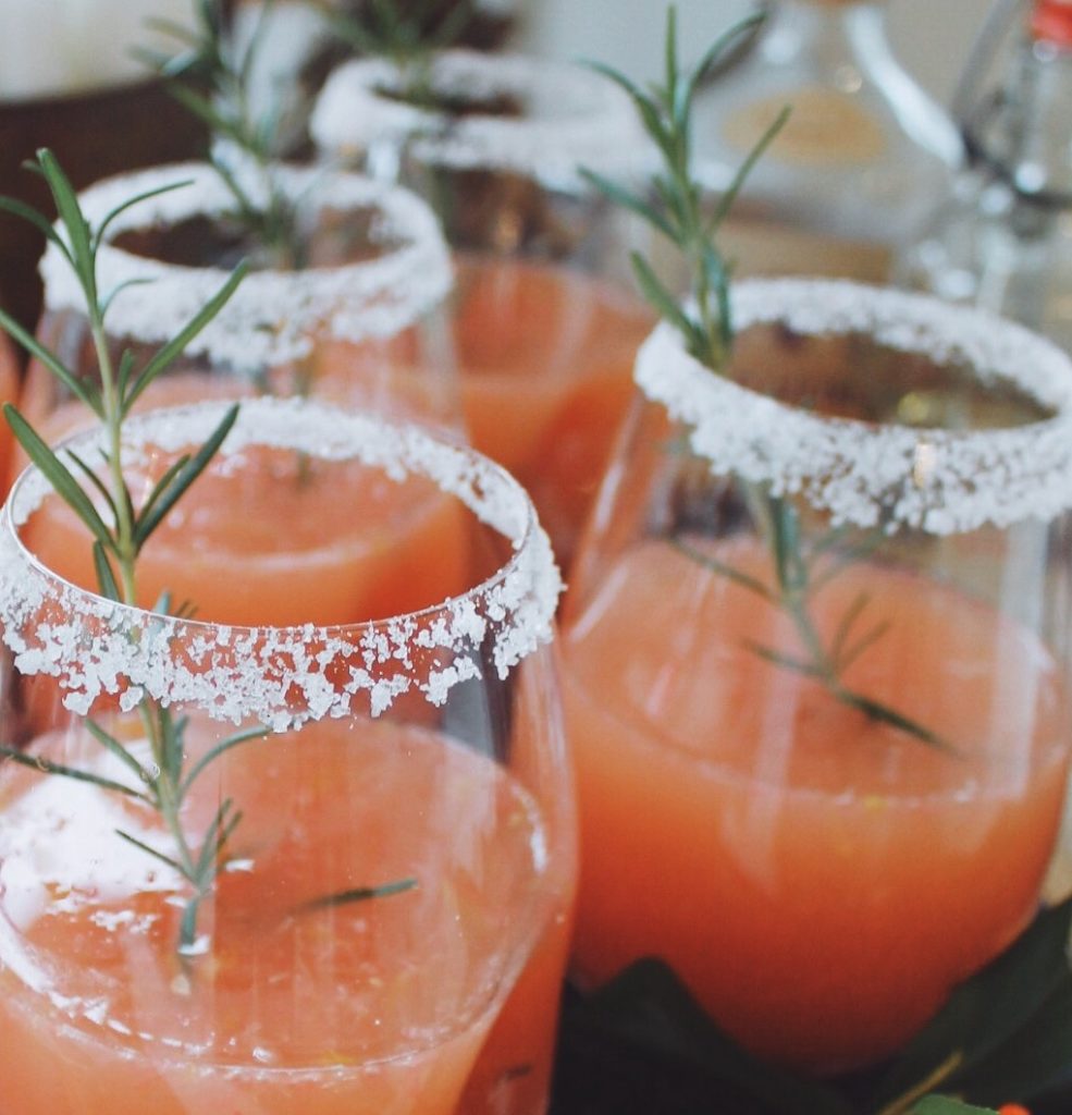 Cocktail vodka pamplemousse