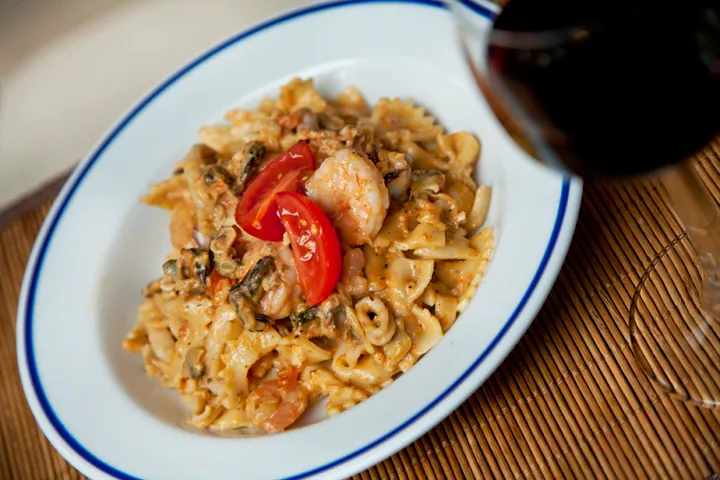 Pâtes aux fruits de mer