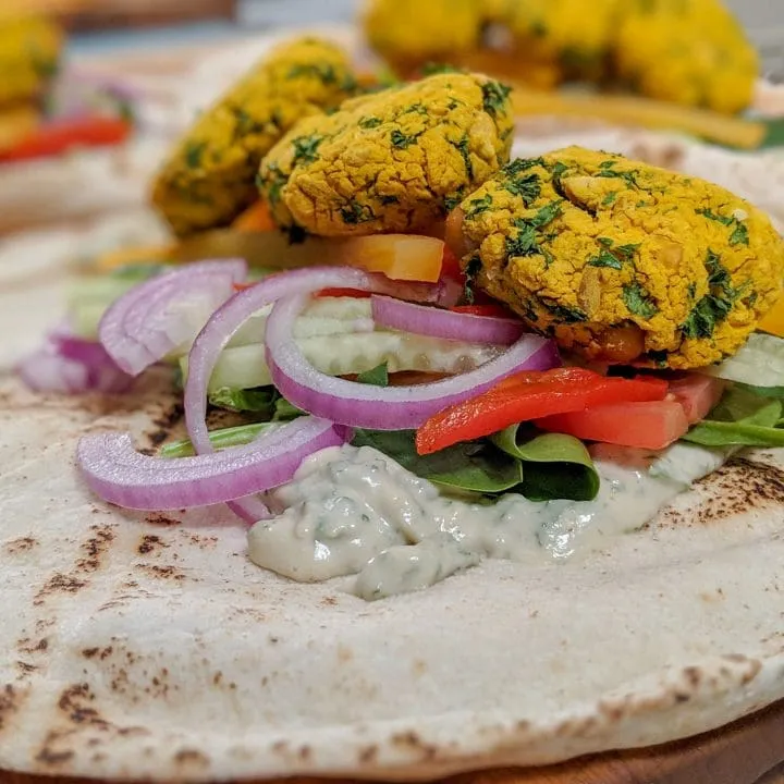 Sandwich aux falafels maison