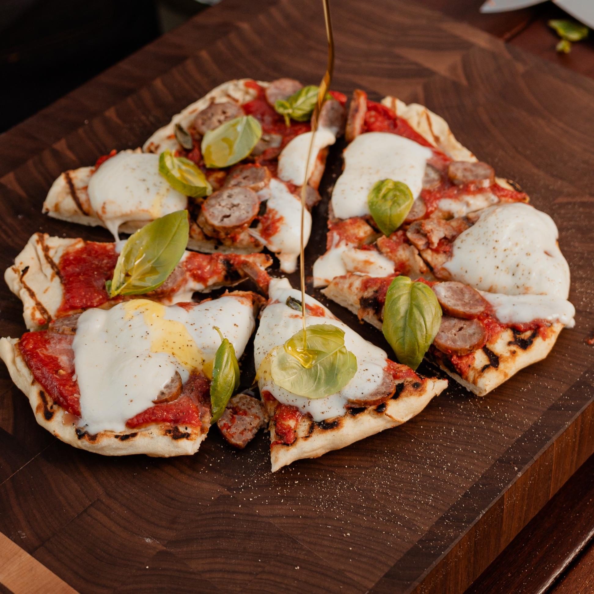 Pizza sur le BBQ