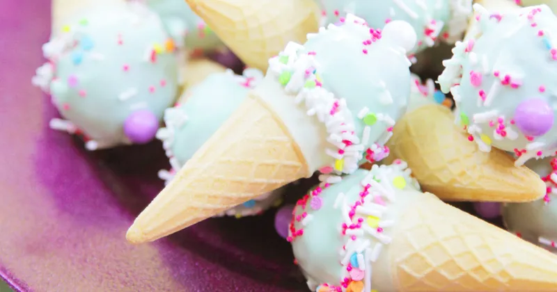 Cakepops style cornet de crème glacée